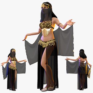3D Belly Dancer 3D Model model