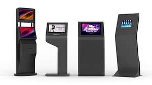 3D model Electronic Kiosk Collection