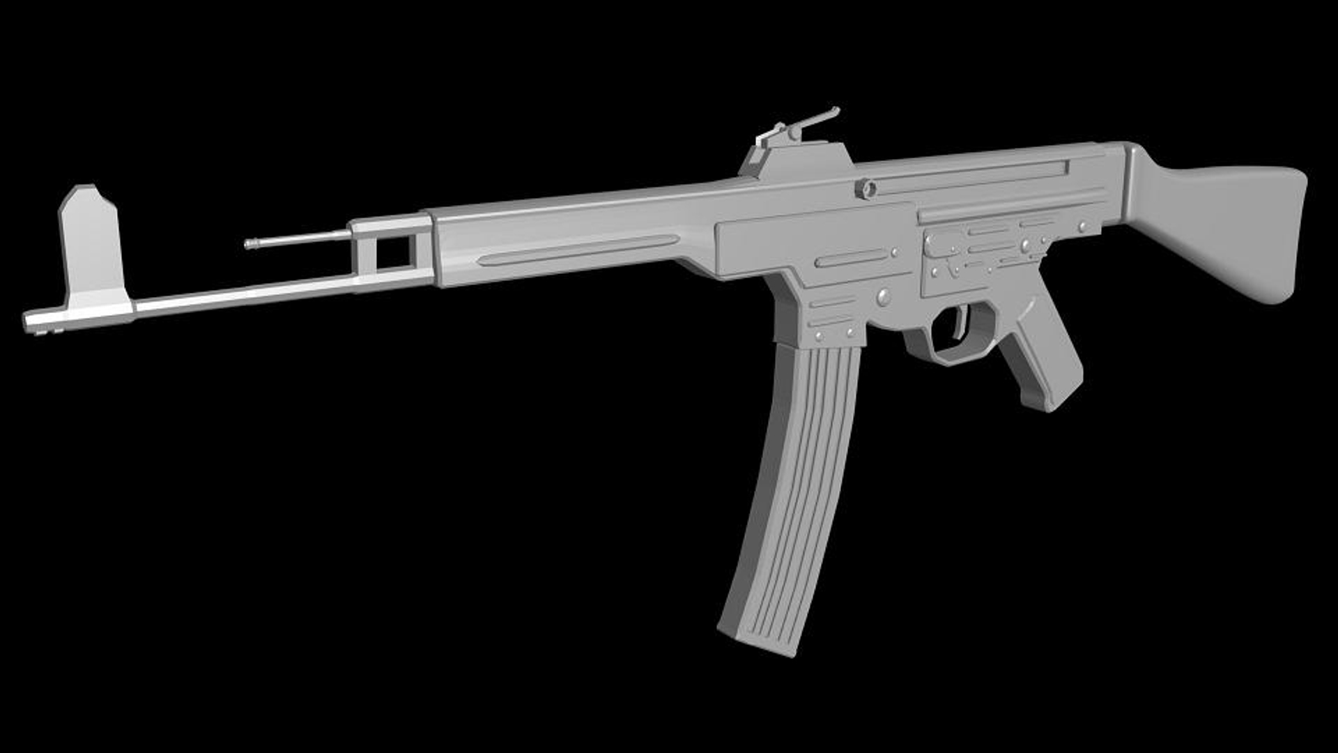 Team group mp44. STG 44 3d model. MP-44 Blueprint. Turbosquid.