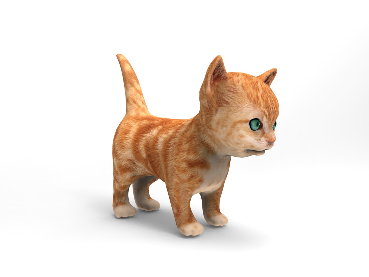 Cute Cartoon Cat Rigged 3D Model - TurboSquid 1253869