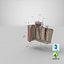 molar tooth section 3D model