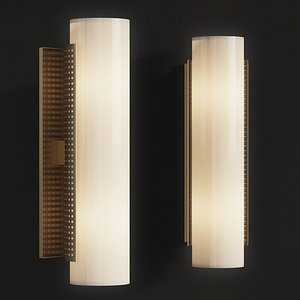 3D precision tube sconce -