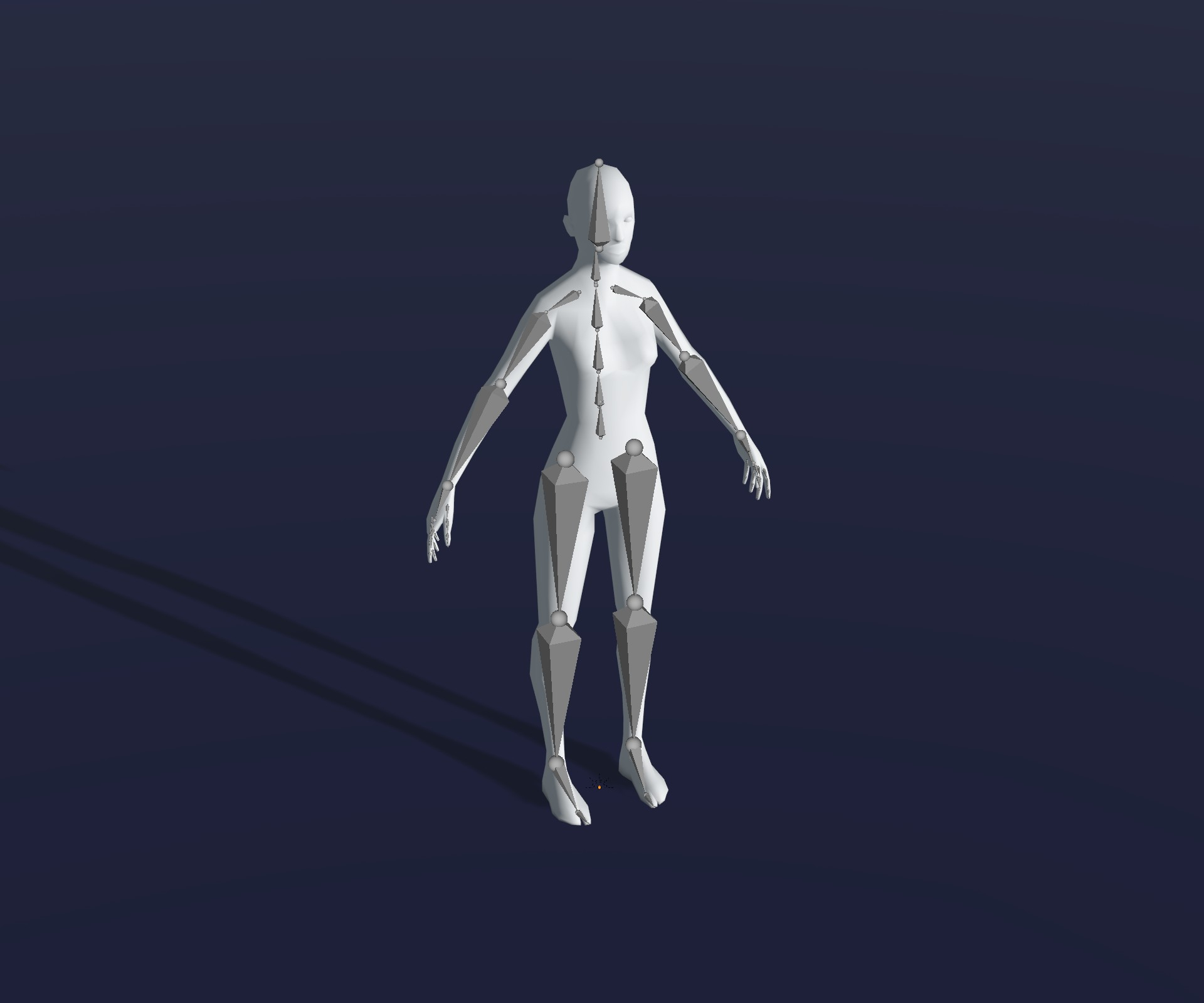 3D Female Body Base Mesh 28 Animations 1k Polygons model - TurboSquid ...