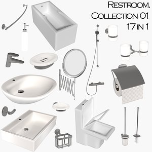 Restroom colletion 01 - 17 in 1 NO brand