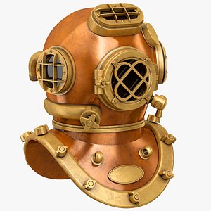 diving helmet v 3D