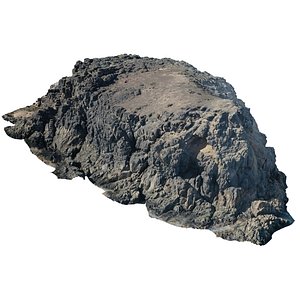 Ocean Cliff Terrain 16 K 3D model