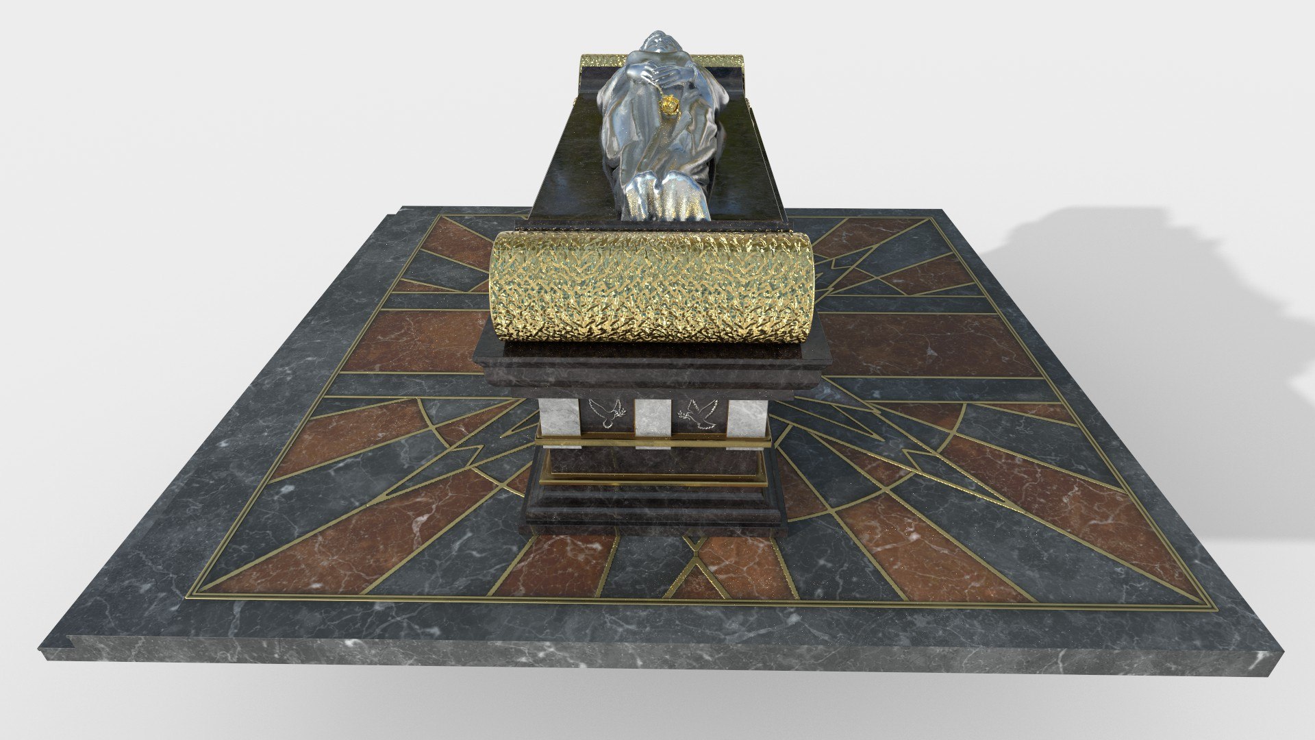 3D Queen Tomb with silver statue https://p.turbosquid.com/ts-thumb/Yt/s3K4h0/9J/preview4/jpg/1630104534/1920x1080/fit_q87/c1548b98858e46952f87dc5a88eb7daac4672abd/preview4.jpg