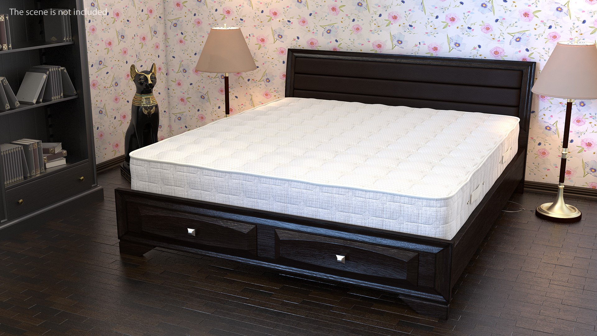 Super King Size Sleeping Mattress 3D model preview