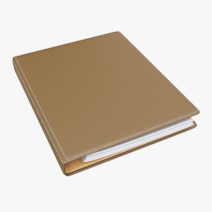 3D model Office document binder mockup 02