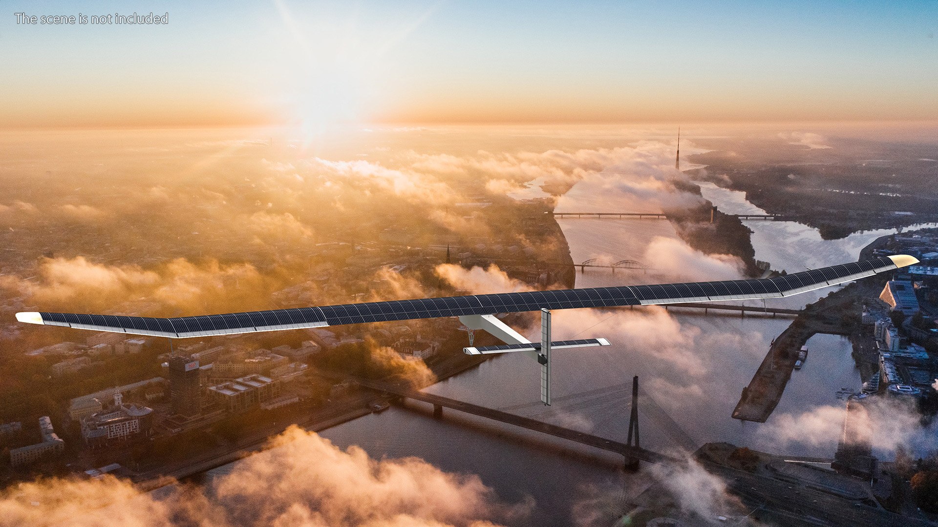 Prototype Of Solar Plane Rigged Model - TurboSquid 2030667