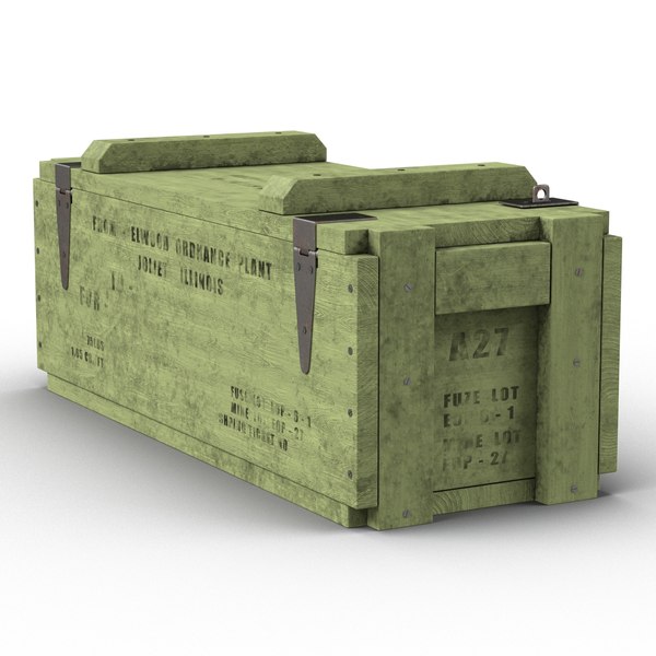 3d ammo crate 3 green