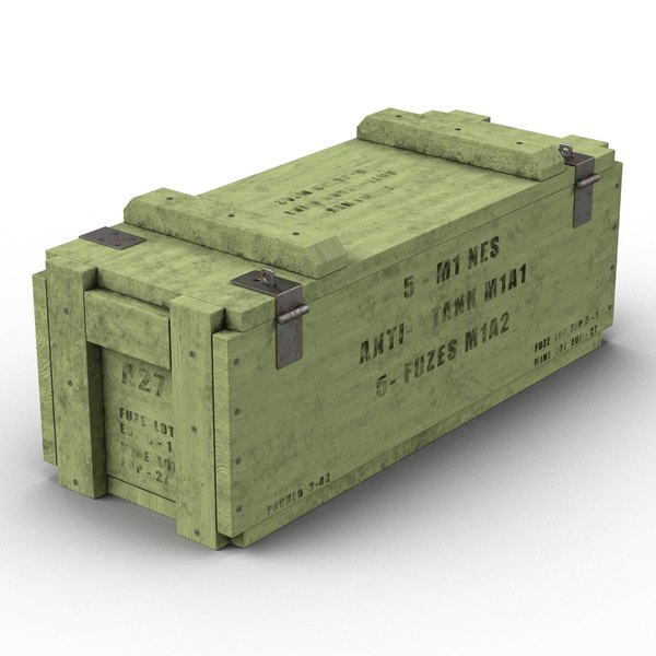 3d ammo crate 3 green