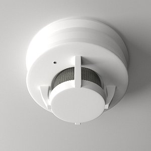 3d model smoke detector