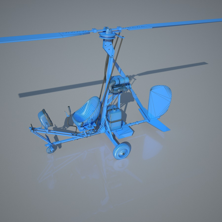 3ds Bensen B-8 Gyrocopter