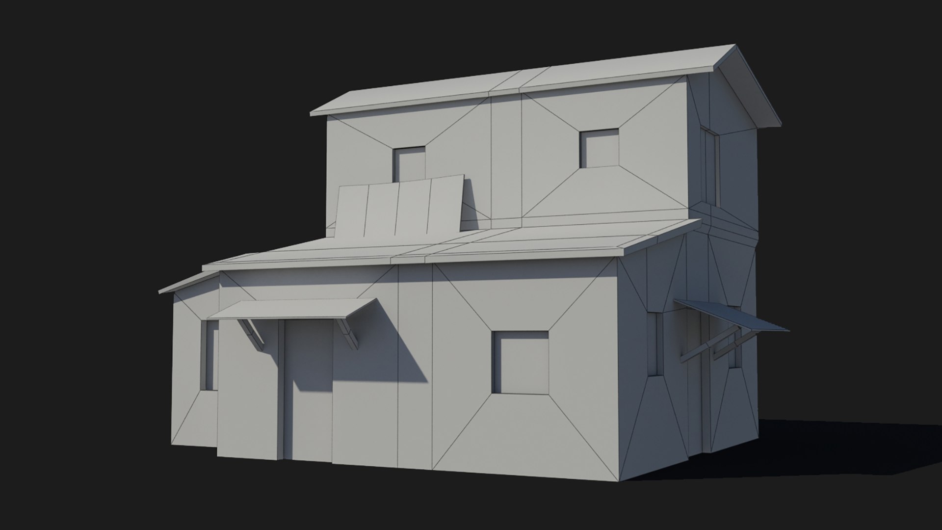 3d Slum Shanty Hut Model - Turbosquid 1666320