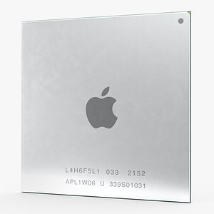 3D Apple M1 Ultra Chip model