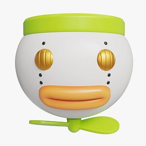 Koopa Clown Car Vehicle Super Mario 3D model