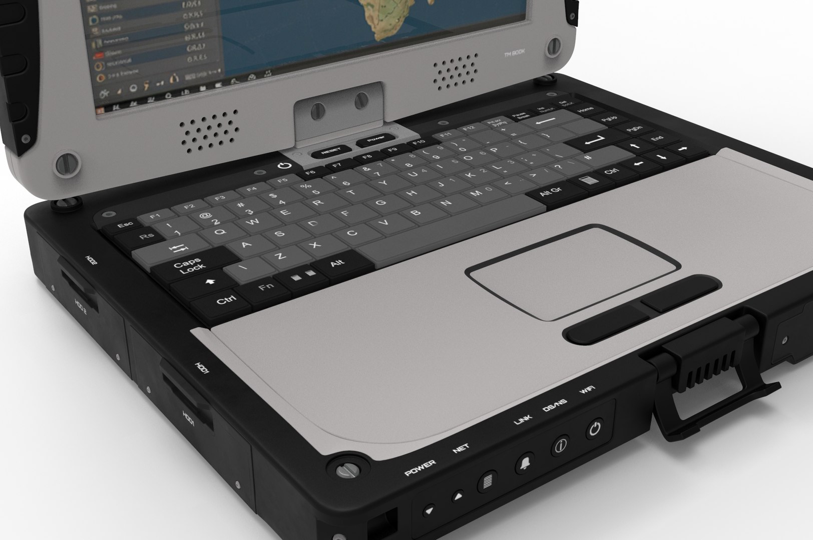 Military Rugged Notebook 3D Model - TurboSquid 2422209