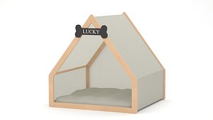 3D Dog House Lucky