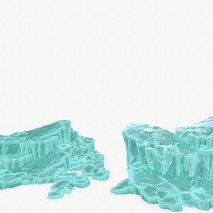 ice rocks 3D model