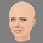 Kristen Wiig Head - No Hair - Low poly head for game