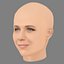 Kristen Wiig Head - No Hair - Low poly head for game