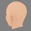 Kristen Wiig Head - No Hair - Low poly head for game