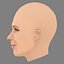 Kristen Wiig Head - No Hair - Low poly head for game