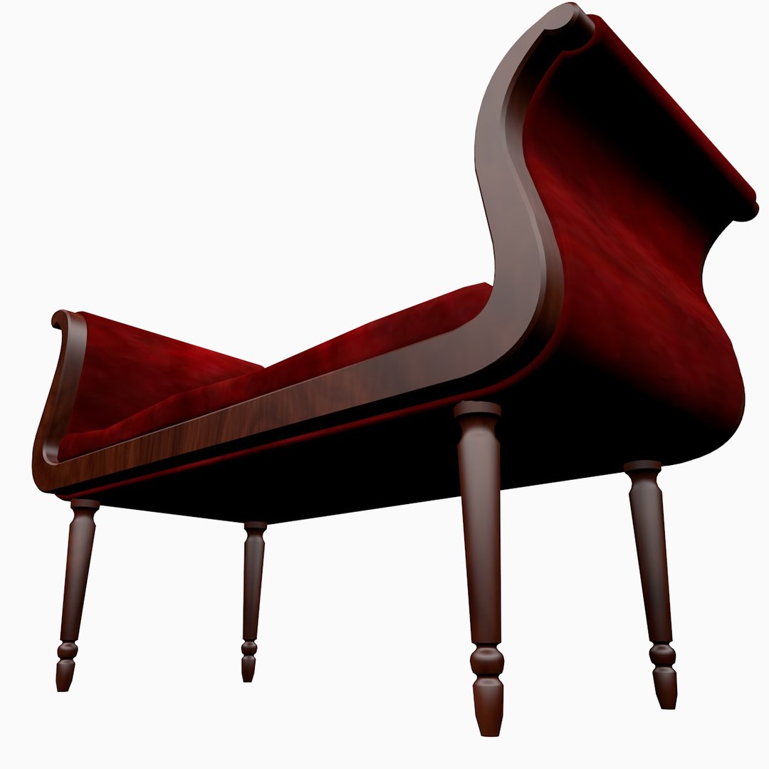 3d Elegant Window Bench