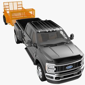 Ford Super Duty F450 2026 Landscape Trailer 04