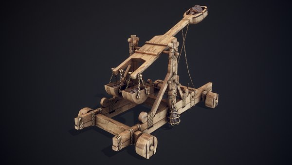 modelo 3d Catapulta PBR (1) - TurboSquid 1575188