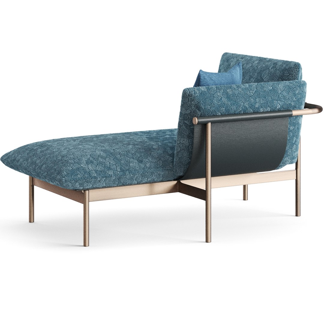 3D Model Fendi Casa Totu Chaise Longue - TurboSquid 2082479