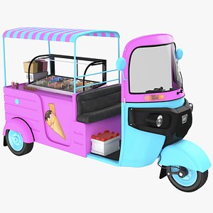 Ice Cream TukTuk Cart