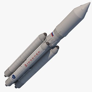 space spacecraft angara 3D model