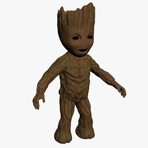 3D Baby Groot 3d printable