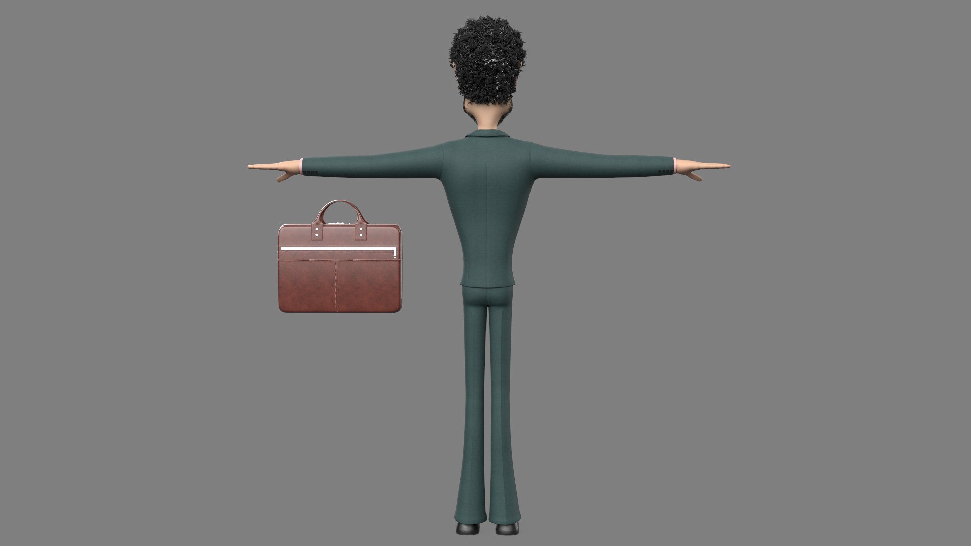 Cartoon BOSS Character Without Rig Model - TurboSquid 2274488