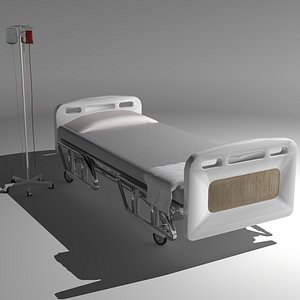3D Hospital Bed 8 - 8K