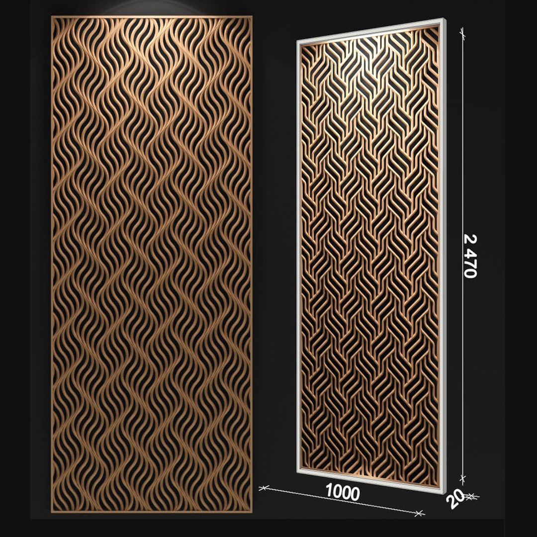 3D model decorative partitions patterns - TurboSquid 1351897