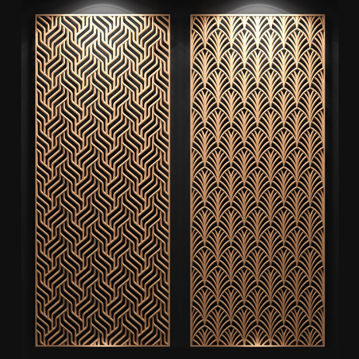 3D model decorative partitions patterns - TurboSquid 1351897