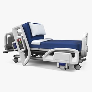 3D Smart Hospital Bed Sitting Position