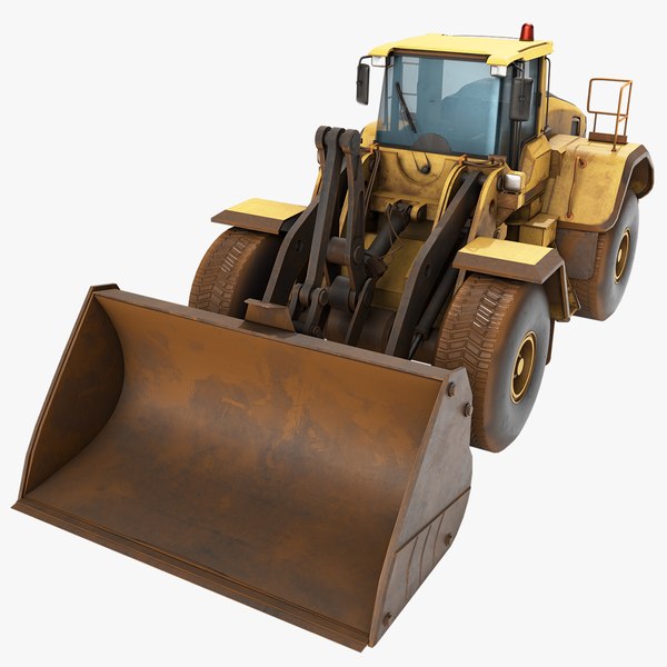 Dirty Mining Truck 02 Wheel Loader All PBR Unity UE Textures 3D model3D ...