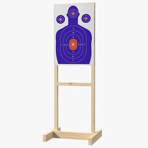 Blue Silhouette Shooting Targets