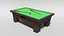 3D carom billiard table model