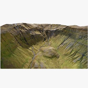Nordic Mountain Valley - 3D PBR Model