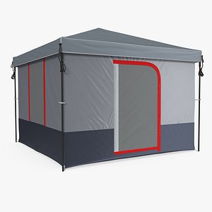 Cabin Camping Tent 3D Model