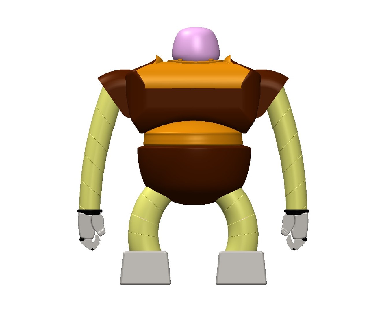 3d model boss robot