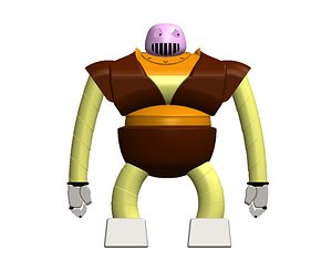 3d model boss robot