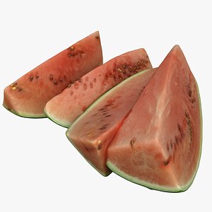 3D Watermelon Slices 03