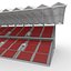 3D Stadium Tribune 13 model