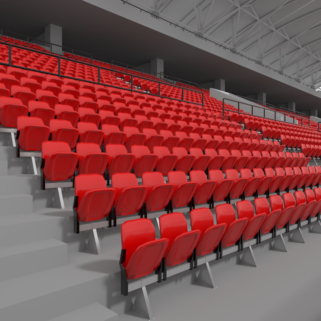 3D Stadium Tribune 13 Model - TurboSquid 2398537